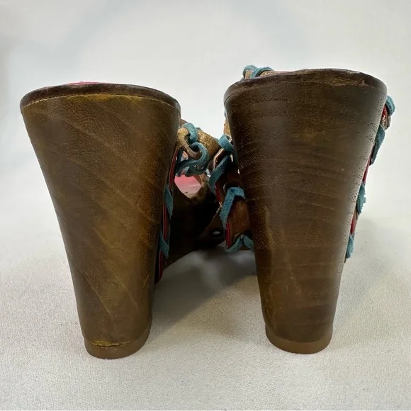 Naughty Monkey Indios Wedge Sandal Leopard 10 - Picture 13 of 16